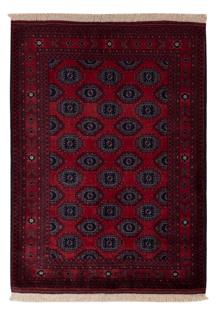 Afghan Rug - Royal - 146 x 103 cm - red