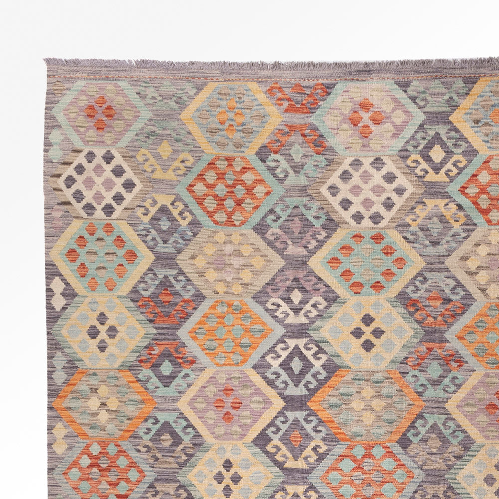 Kilim Maimana Rug 396x324cm - Wool Rug