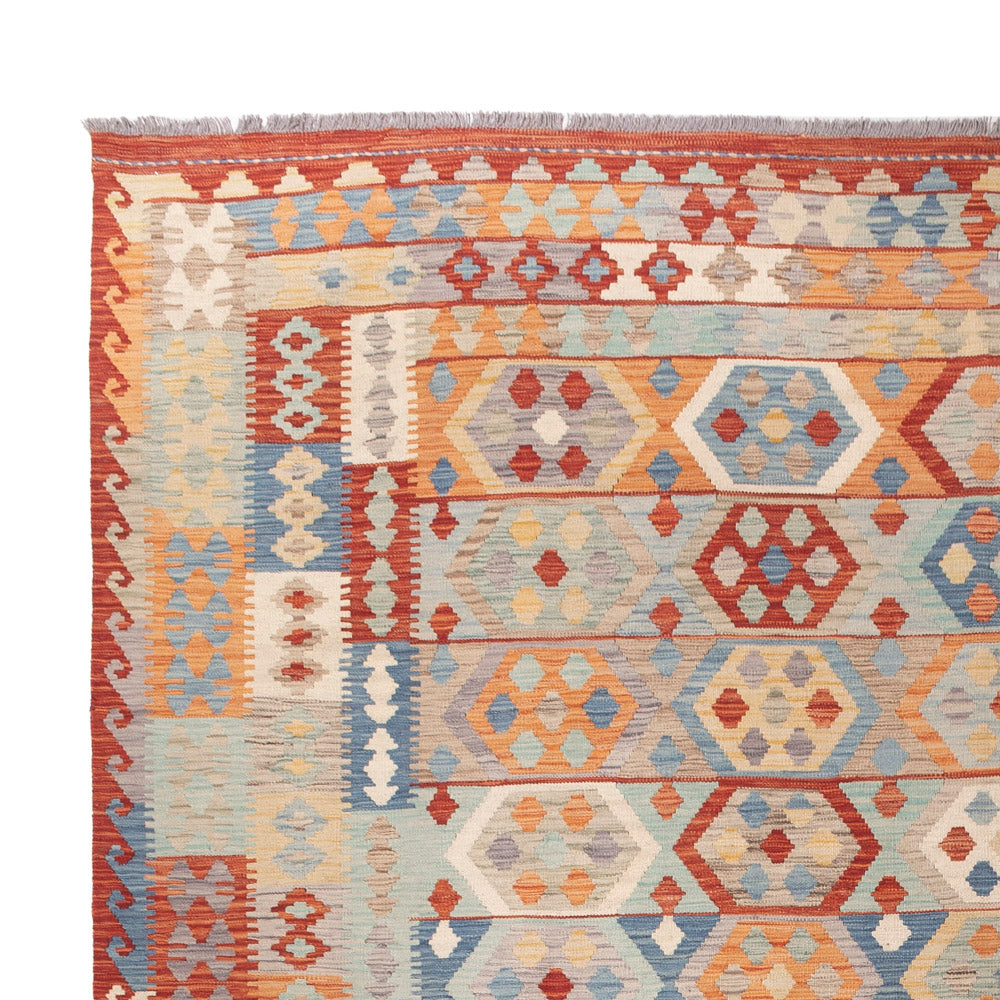 Kelim Rug - Splash - 393 x 301 cm - colorful