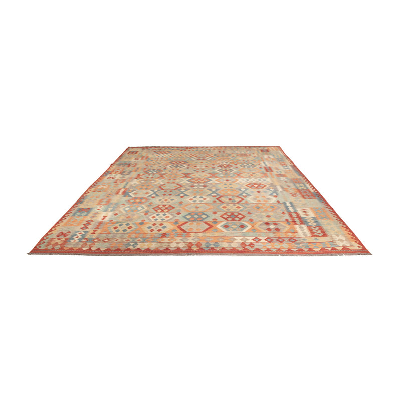 Kelim Rug - Splash - 393 x 301 cm - colorful