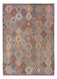 Kelim Rug - Splash - 356 x 262 cm - colorful
