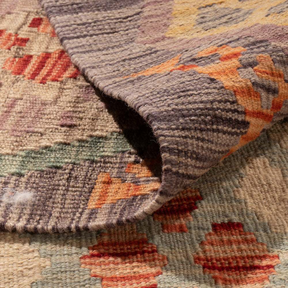 Kelim Rug - Splash - 349 x 268 cm - colorful