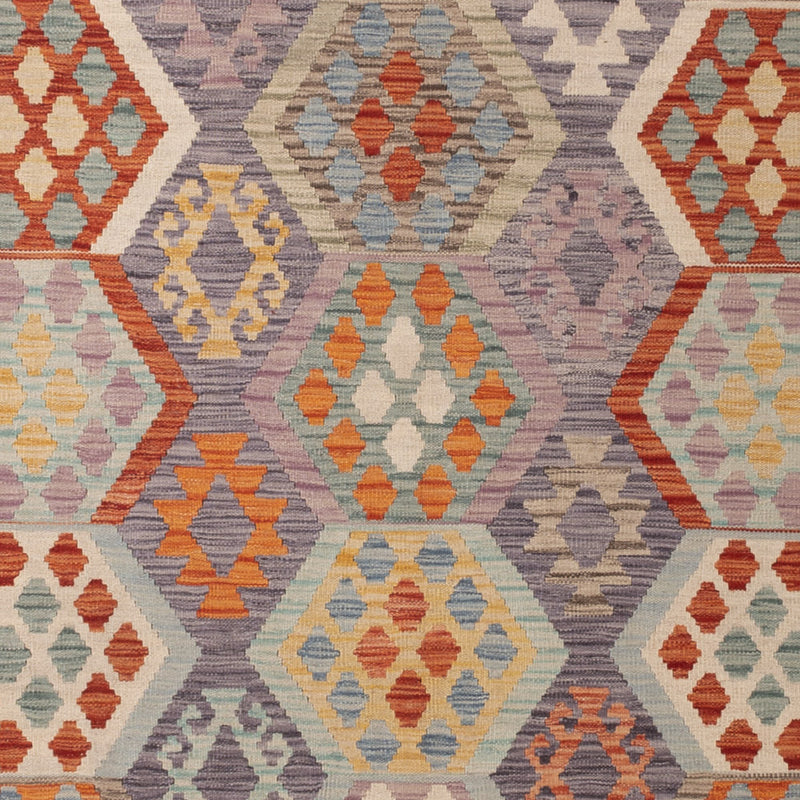 Kelim Rug - Splash - 340 x 245 cm - colorful