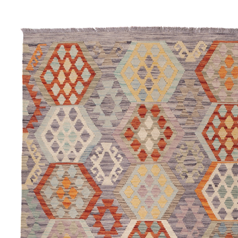 Kelim Rug - Splash - 340 x 245 cm - colorful