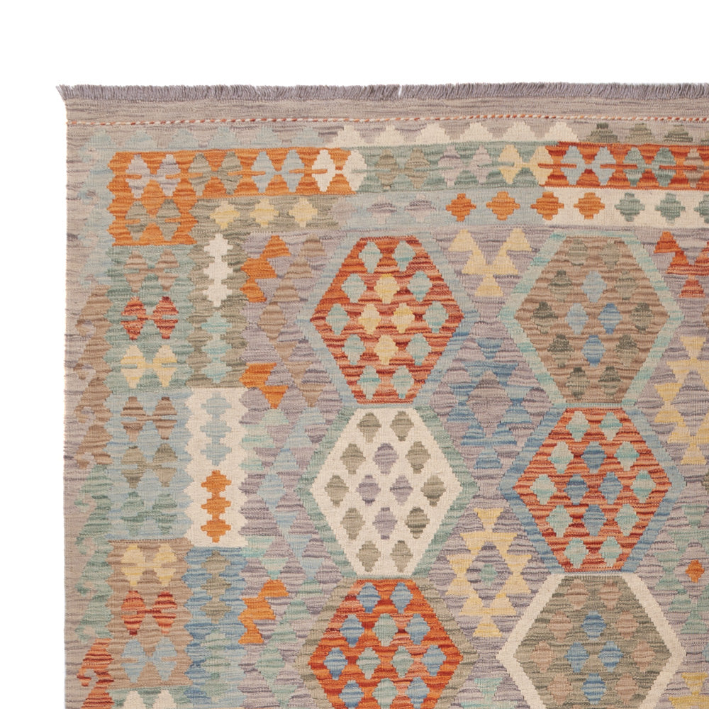 Kelim Rug - Splash - 345 x 248 cm - colorful