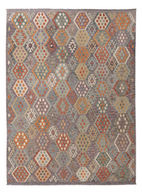 Kelim Rug - Splash - 346 x 257 cm - colorful