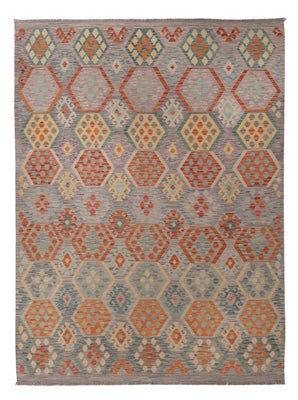Kelim Rug - Splash - 337 x 251 cm - colorful