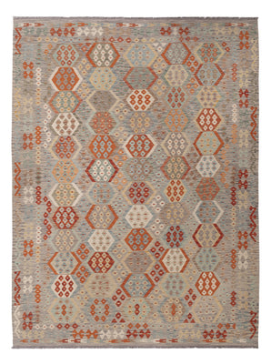 Kelim Rug - Splash - 339 x 253 cm - colorful