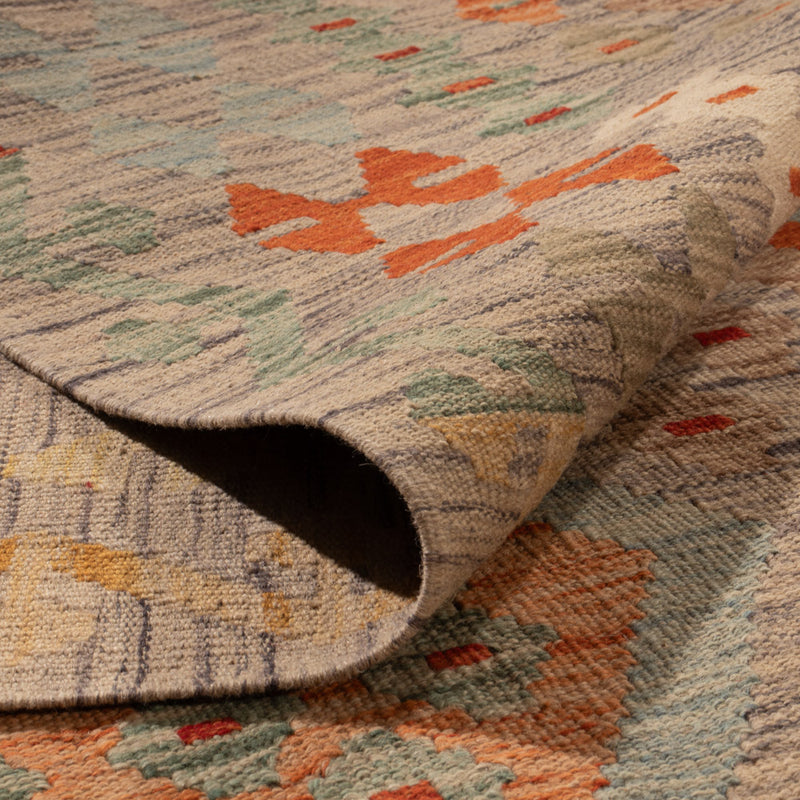 Kelim Rug - Splash - 339 x 253 cm - colorful