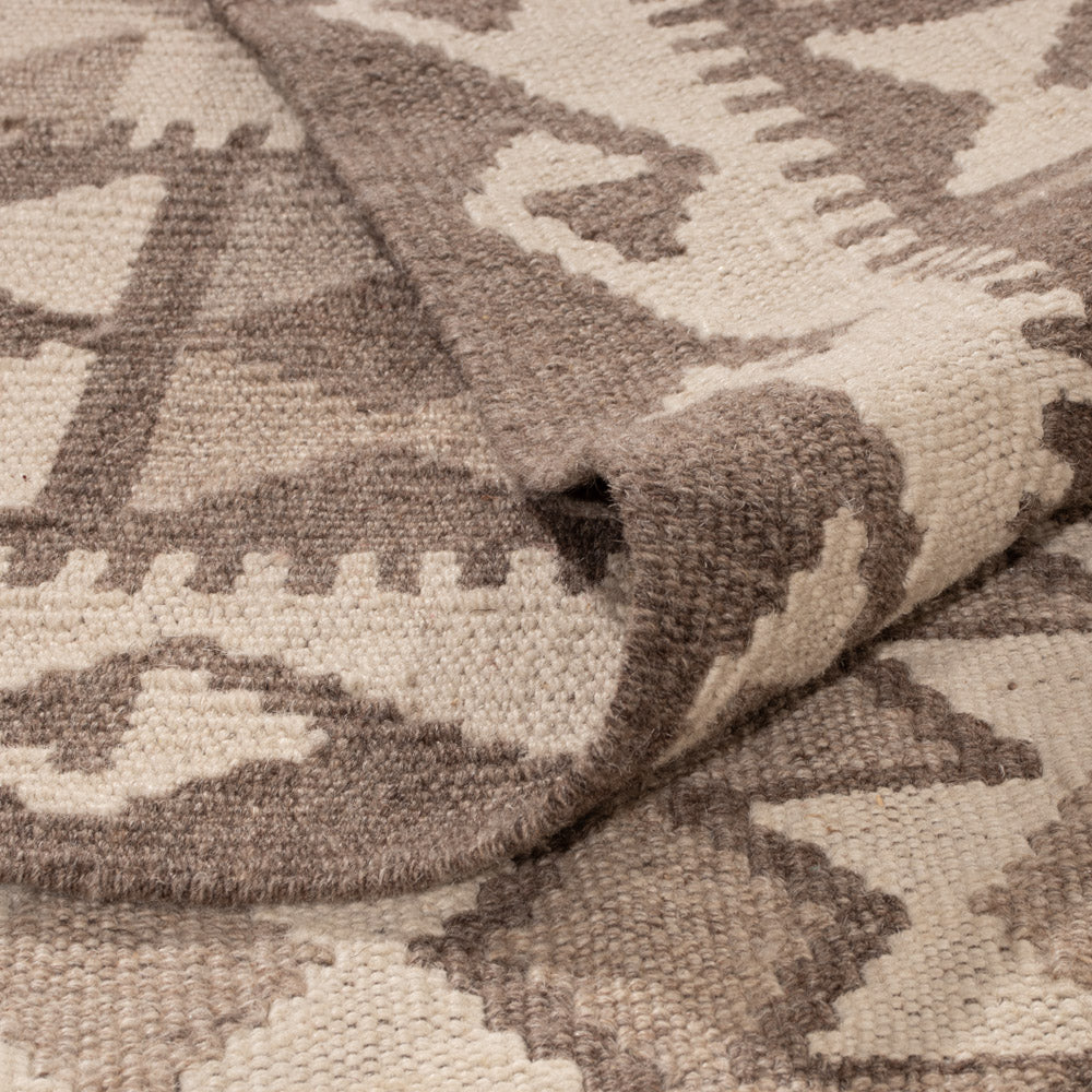 Kelim Rug - Splash - 344 x 247 cm - natural