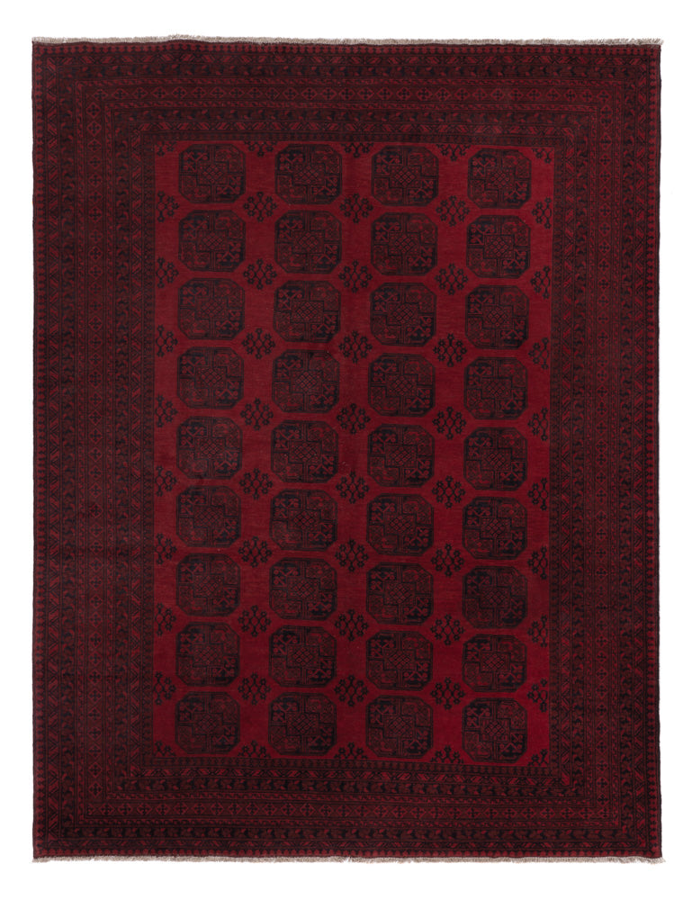 Afghan Rug - Filpa - 338 x 258 cm - red