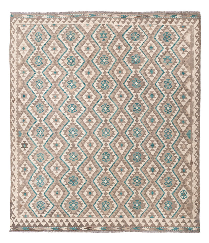 Kelim Rug - Splash - 300 x 257 cm - natural