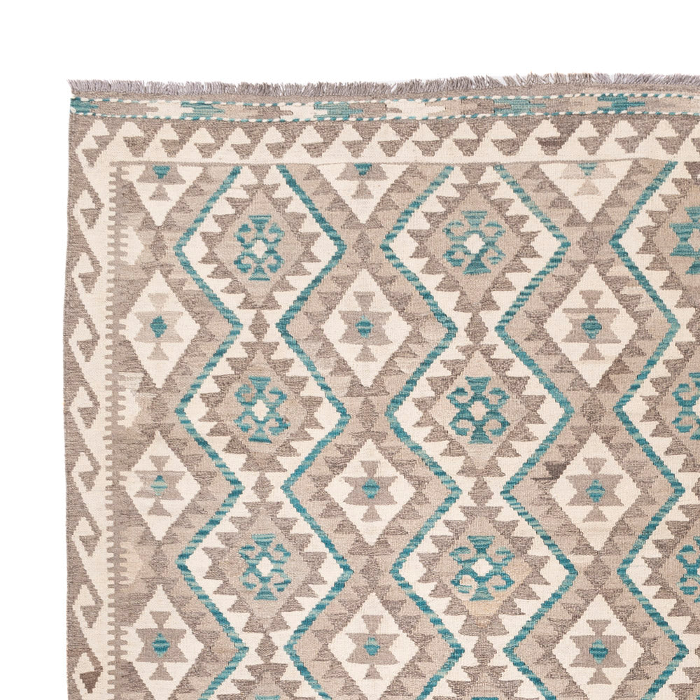 Kelim Rug - Splash - 300 x 257 cm - natural