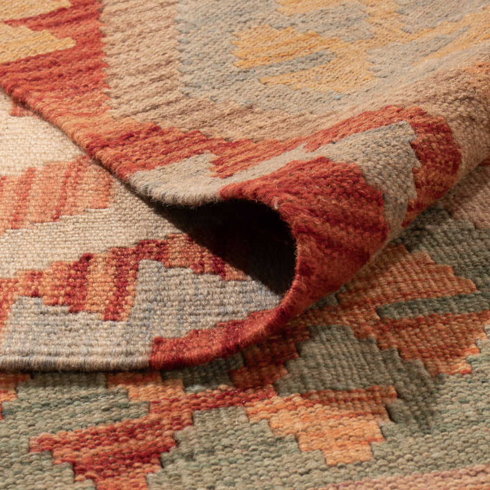 Kelim Rug - Splash - 357 x 250 cm - colorful