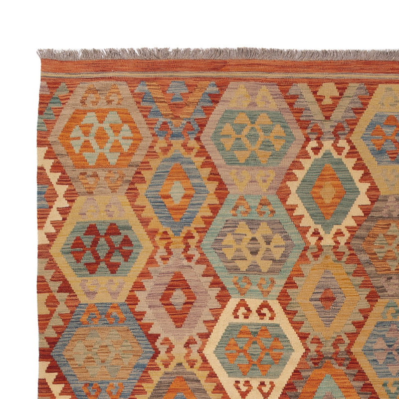 Kelim Rug - Splash - 352 x 256 cm - colorful