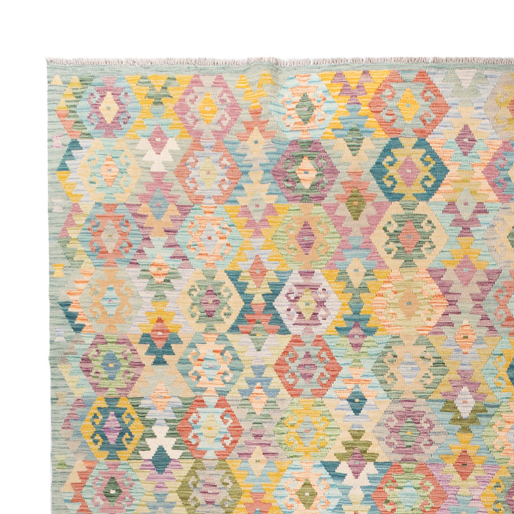Kelim Maimene Teppich 383x312cm