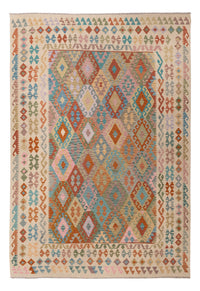 Kelim Rug - Splash - 348 x 250 cm - colorful