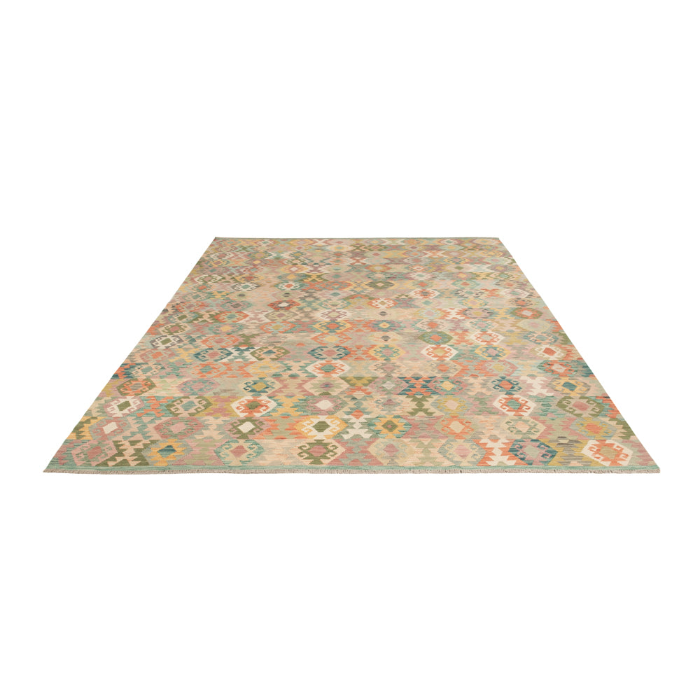 Kelim Rug - Splash - 345 x 253 cm - colorful