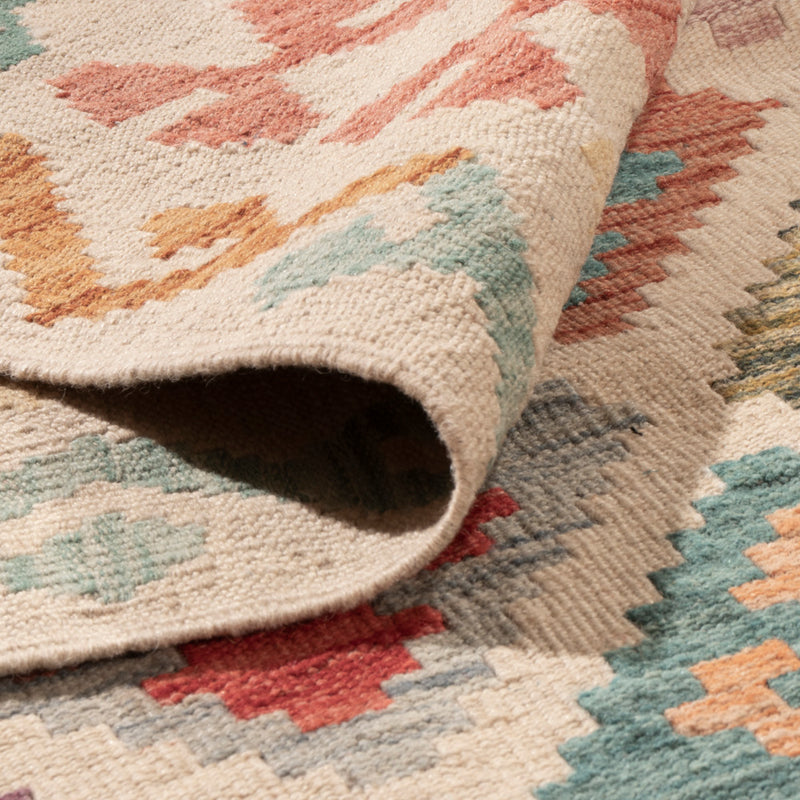 Kelim Rug - Splash - 387 x 310 cm - colorful