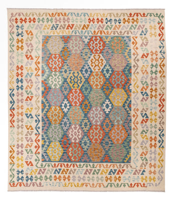 Kelim Rug - Splash - 290 x 253 cm - colorful
