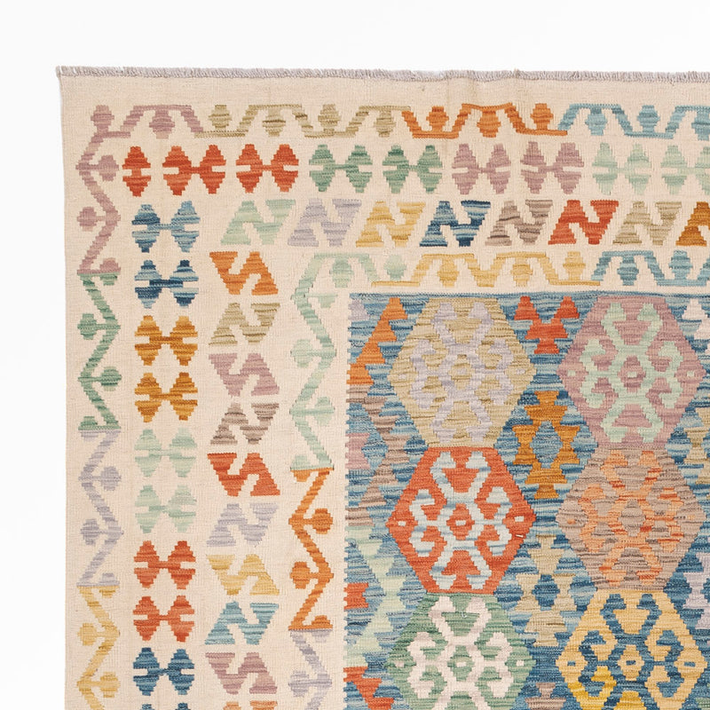 Kelim Rug - Splash - 290 x 253 cm - colorful