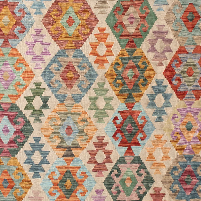 Kelim Rug - Splash - 358 x 258 cm - colorful