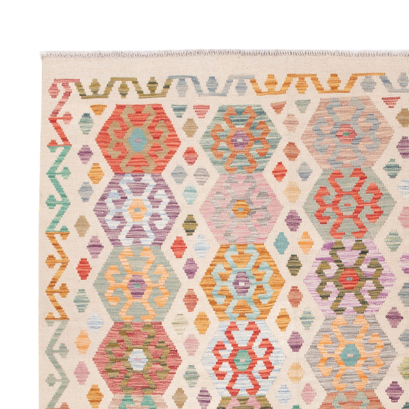 Kelim Rug - Splash - 296 x 252 cm - colorful