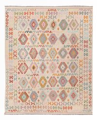 Kelim Rug - Splash - 296 x 239 cm - colorful