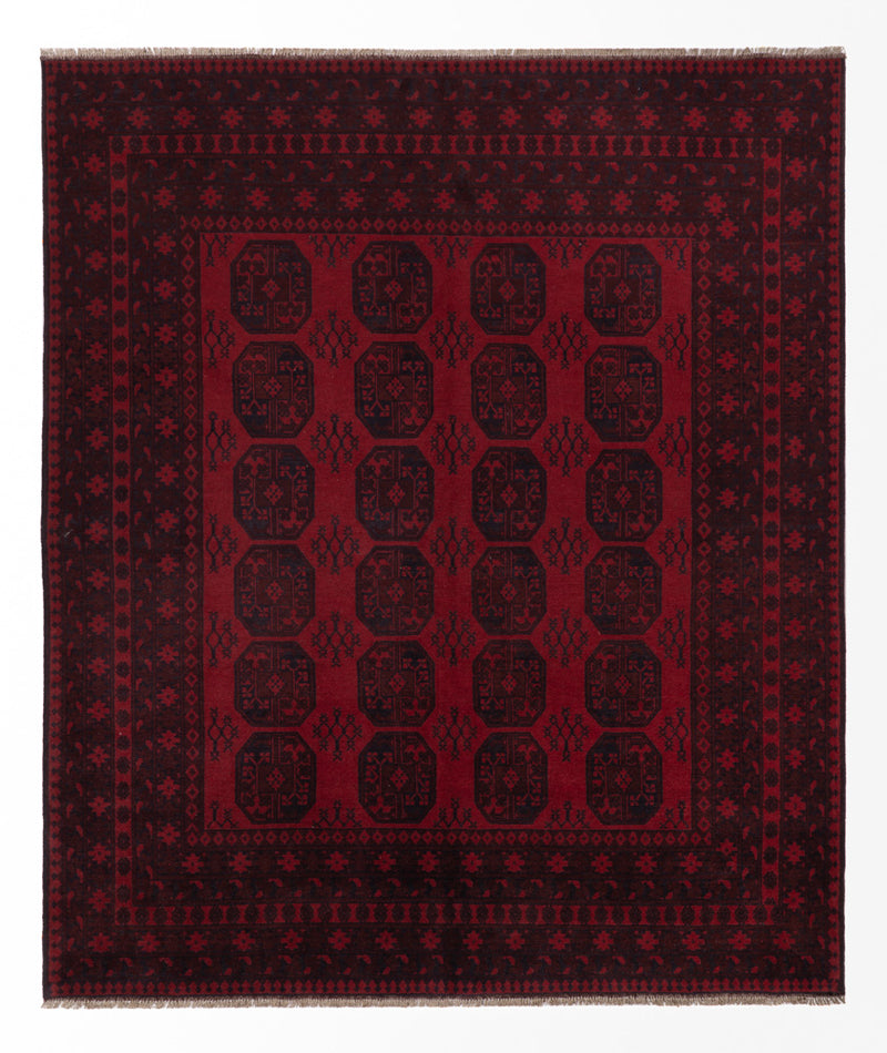 Afghan Rug - Filpa - 300 x 250 cm - red