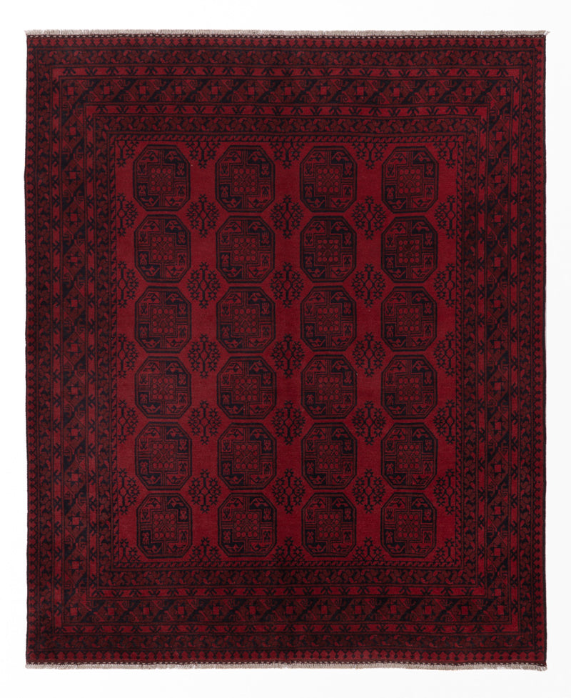 Afghan Rug - Filpa - 300 x 245 cm - red