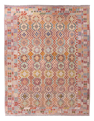 Kelim Rug - Splash - 403 x 314 cm - colorful