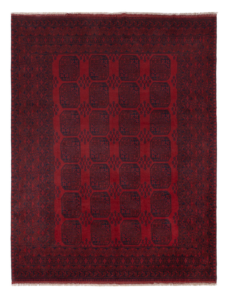Afghan Rug - Filpa - 344 x 265 cm - red