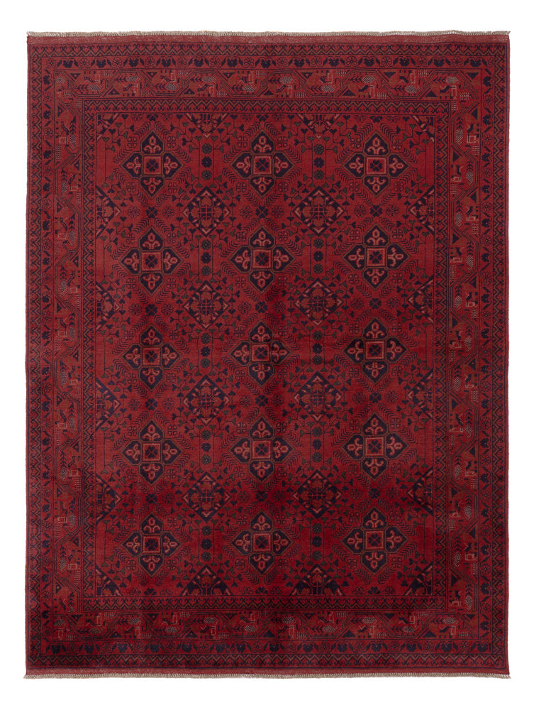 Afghan Rug - Kunduz - 233 x 171 cm - red