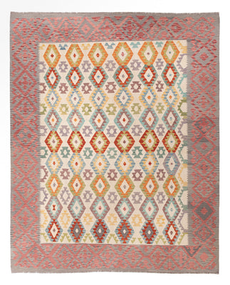 Kelim Rug - Splash - 389 x 314 cm - colorful