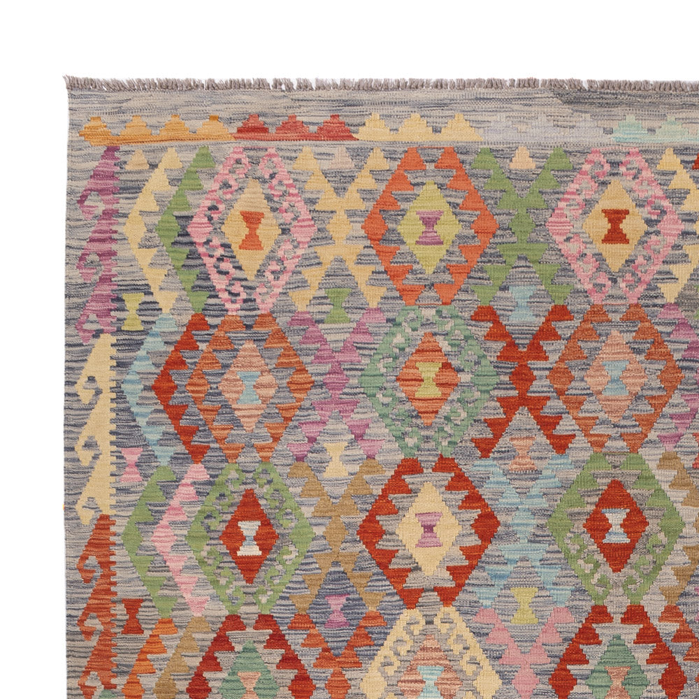 Kelim Rug - Splash - 354 x 257 cm - colorful