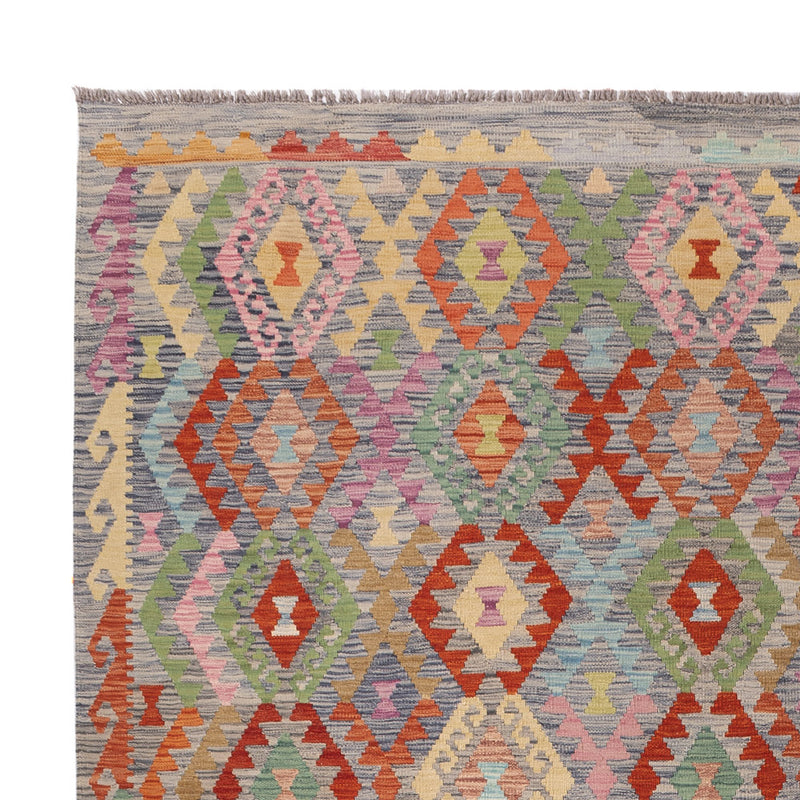 Kelim Rug - Splash - 354 x 257 cm - colorful