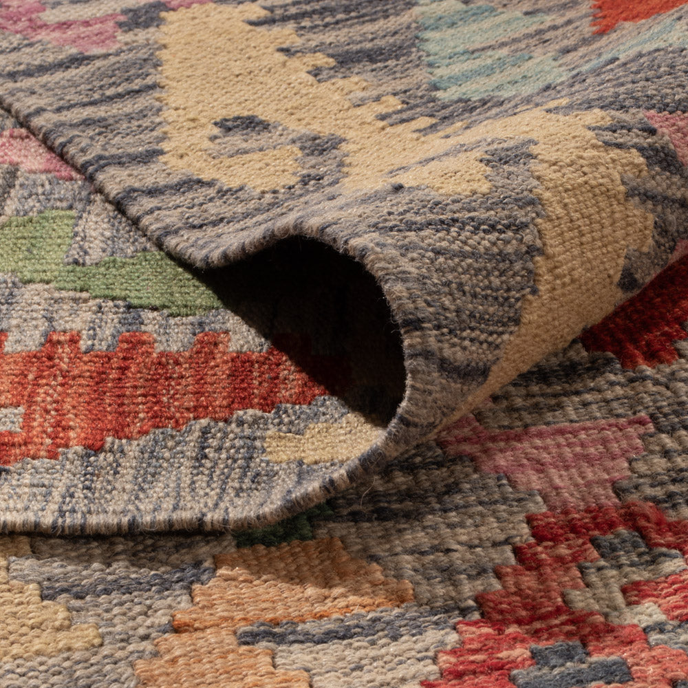 Kelim Rug - Splash - 354 x 257 cm - colorful