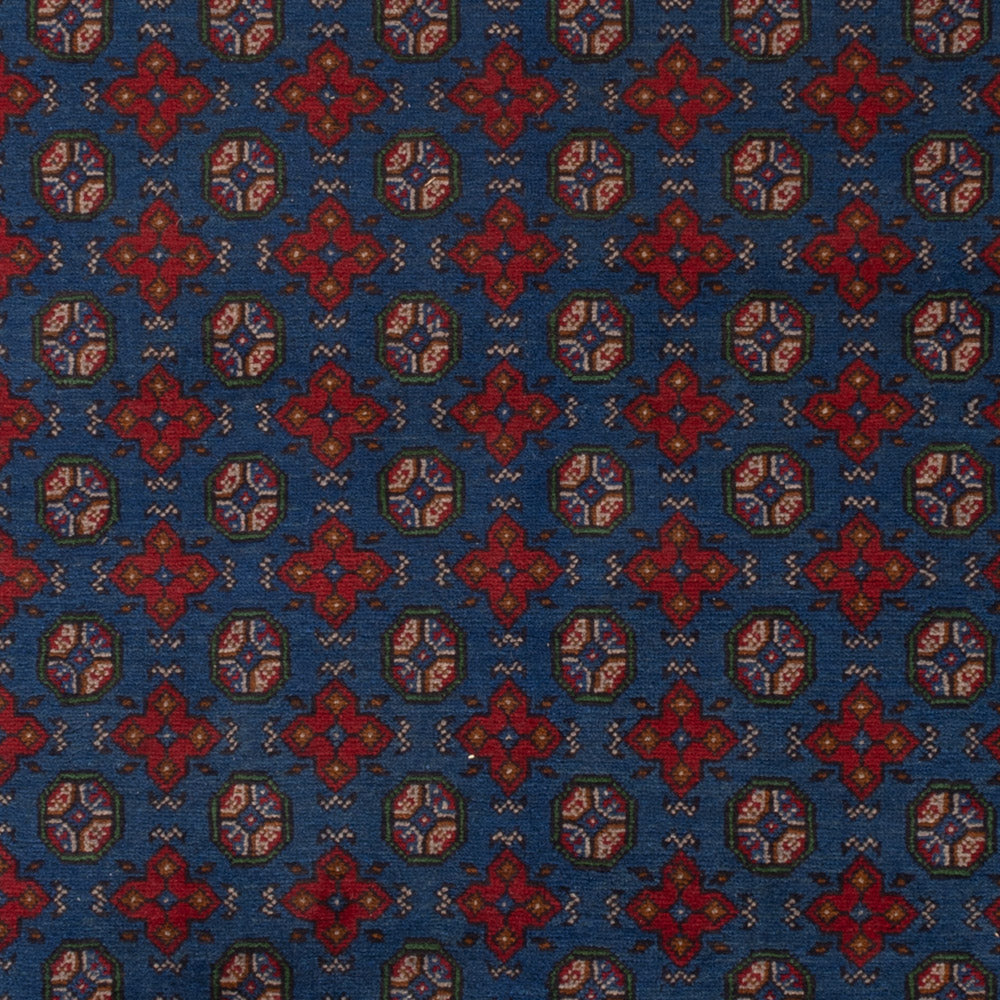 Afghan Rug - Filpa - 355 x 252 cm - blue