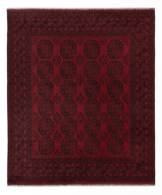 Afghan Rug - Filpa - 301 x 249 cm - red