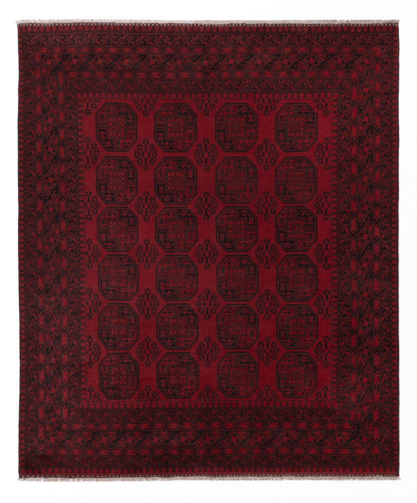 Afghan Rug - Filpa - 301 x 249 cm - red
