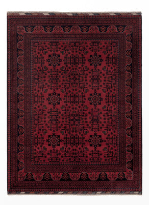 Afghan Rug - Kunduz - Royal - 196 x 148 cm - red