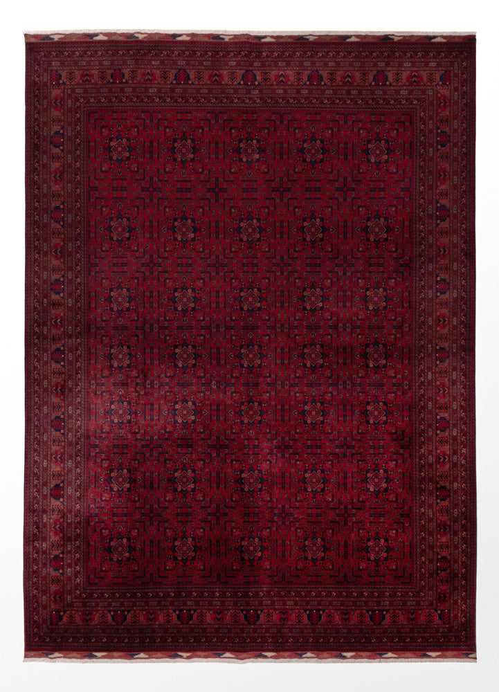 Afghan Rug - Royal - 354 x 255 cm - red
