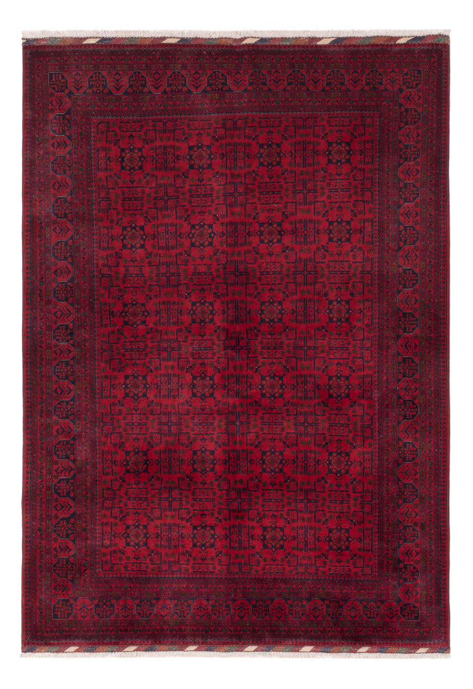 Afghan Rug - Royal - 243 x 172 cm - red