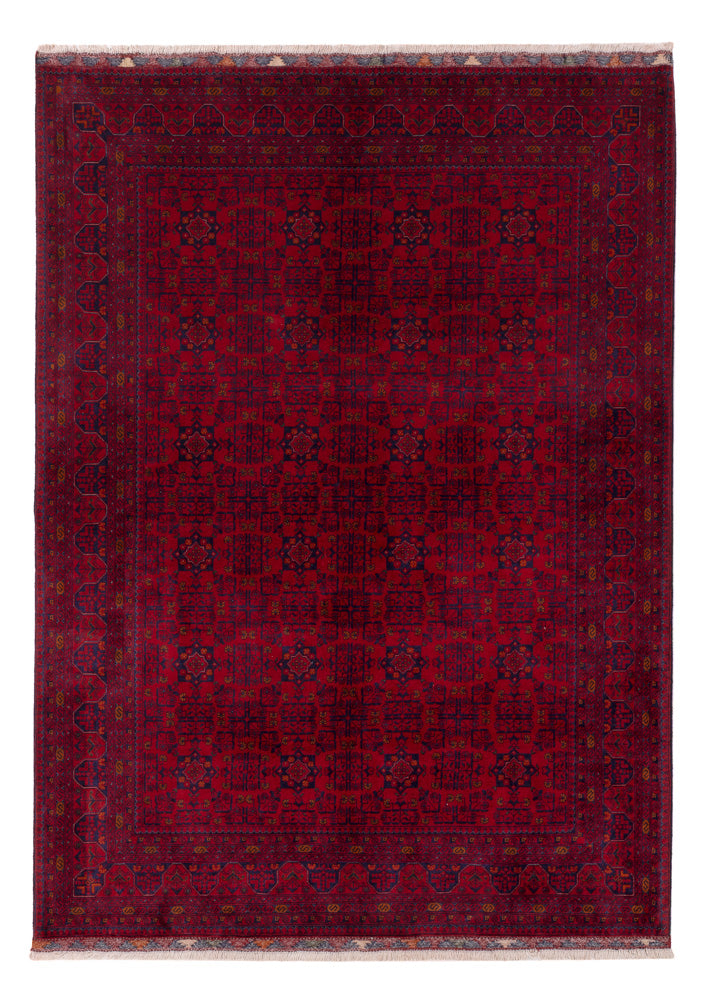 Afghan Rug - Royal - 233 x 172 cm - red