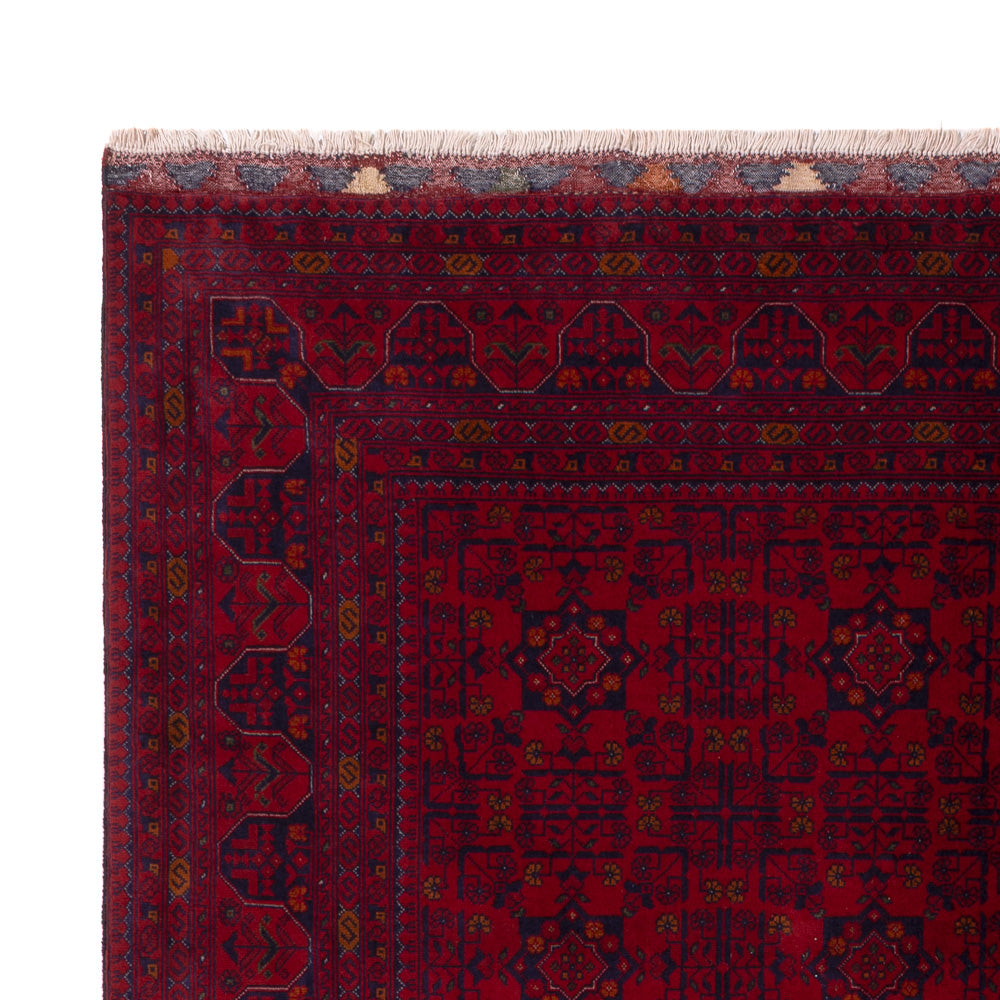 Afghan Rug - Royal - 233 x 172 cm - red