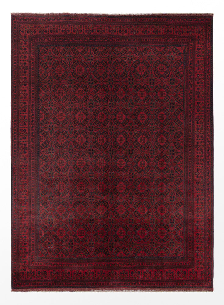 Afghan Rug - Kunduz - 346 x 250 cm - red