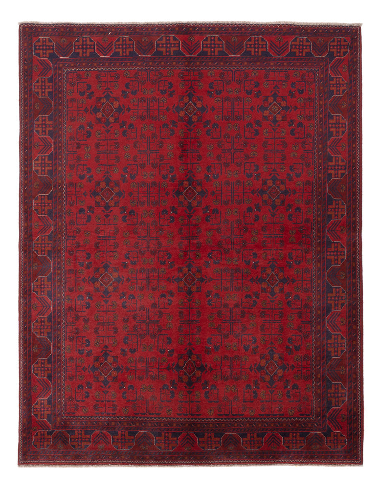 Afghan Rug - Kunduz - 227 x 174 cm - red