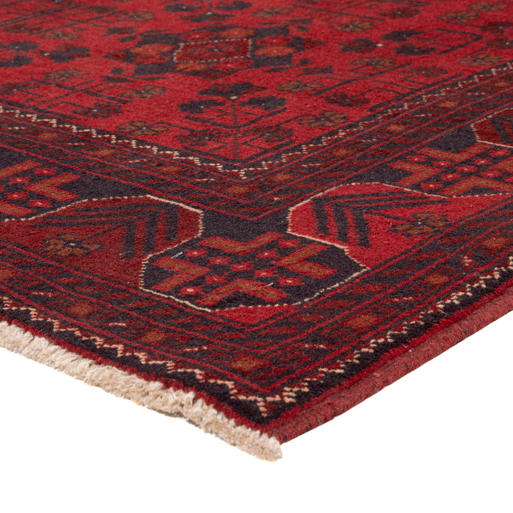 Afghan Rug - Kunduz - 227 x 174 cm - red