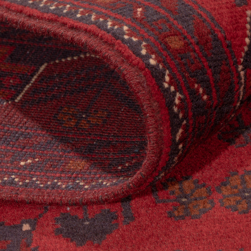 Afghan Rug - Kunduz - 227 x 174 cm - red