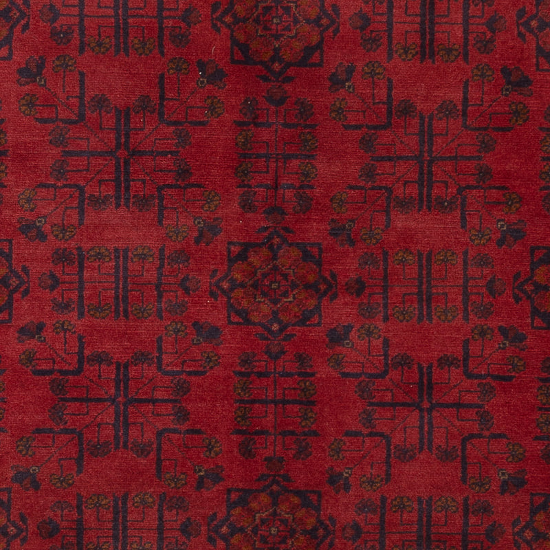 Afghan Rug - Kunduz - 225 x 178 cm - red